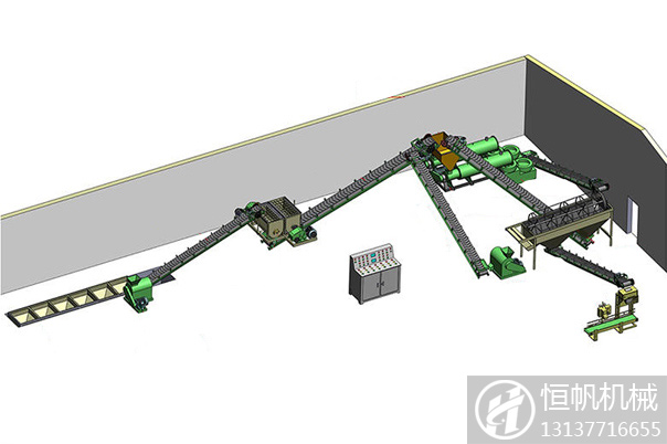 小型豬糞有機肥生產線